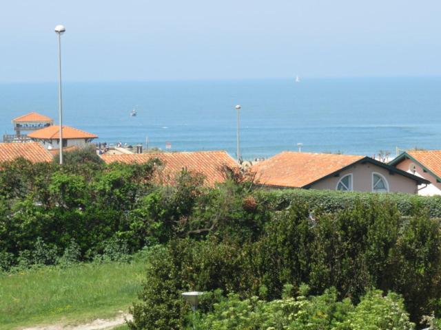 ANGLET-BIARRITZ Studio vue Mer - Terrasse + Garage Eksteriør bilde