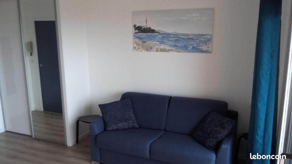ANGLET-BIARRITZ Studio vue Mer - Terrasse + Garage Eksteriør bilde